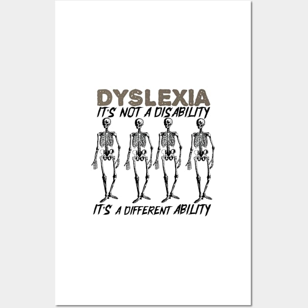 World Dyslexia Awareness Day Wall Art by Bend-The-Trendd